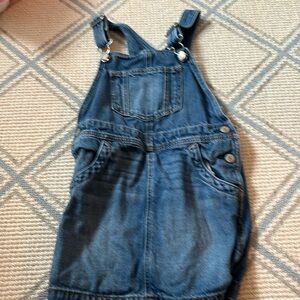 EUC GAP Denim Overalls Dress Size 5